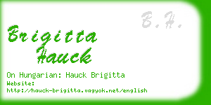 brigitta hauck business card